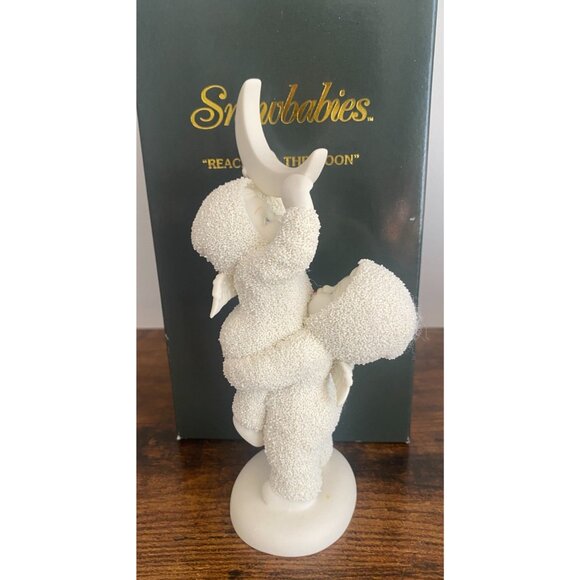 Department 56 Snowbabies Angels "Reach For The Moon" Figurine 6 Inch High - Picture 2 of 11
